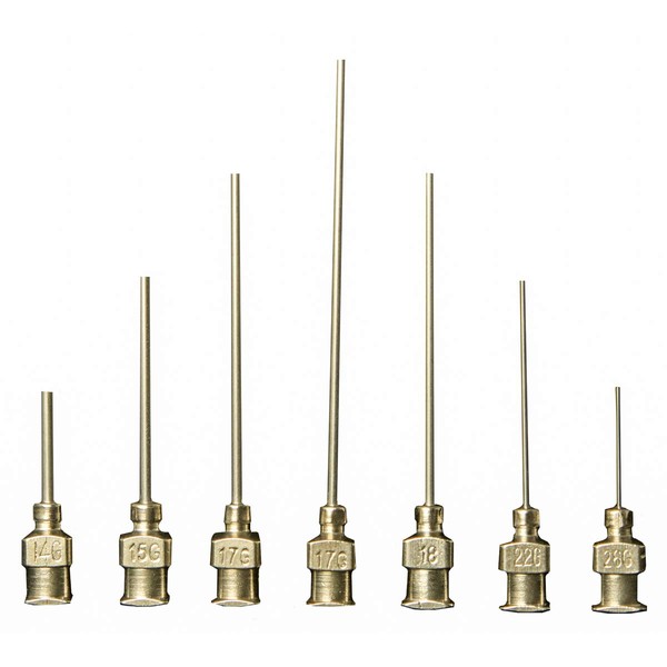 Jensen Global JG24-1.0MDZ 24 Gauge 1.0" All-Metal Dispensing Tip Box