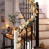 Valery Madelyn Fall Garland for Mantel, Hanging Pumpkins Garlands with