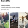 Transparent Hiking Map Pouch with 2 Additional Straps Waterproof TPU