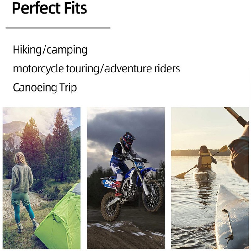 Transparent Hiking Map Pouch with 2 Additional Straps Waterproof TPU