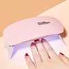 Mini Gel Lamp Portable UV LED Lamp Gel Nail Self Nail - Pink WFGPZLF / 미니 젤램프 휴대용 UV LED 램프 젤네일 셀프네일 - 핑크 WFGPZLF