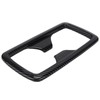 Rear Water Cup Holder Panel Frame Trim Carbon Fiber Style