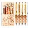 Mangpung 8 PCS Cute Erasable Pens,Capybara Erasable Gel Ink Pens,0.5mm