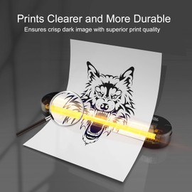 YILONG Bluetooth Tattoo Stencil Printer, Tattoo Thermal Machine with 15 Pcs Tattoo Transfer Paper, Portable Tattoo Transfer Copier Machine for Tattoo Artists and Beginners, ATS886L