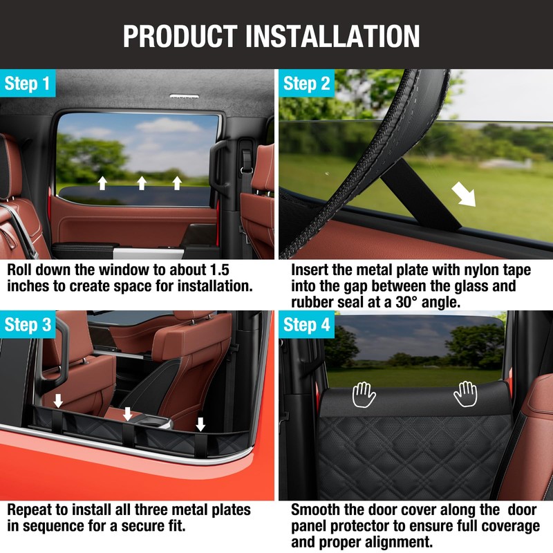 Surfcabin Dog Car Door Protector – 20% Larger Design for