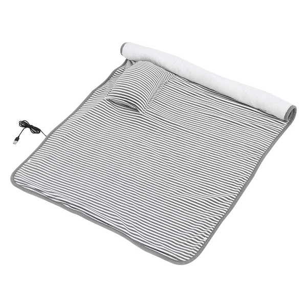 Electric Blanket, USB Household Office Electric Blanket, Leg Body Heat Pad Heating Pad, Fast Heating and High Efficiency, Convenient to Use (Dark Grey)
