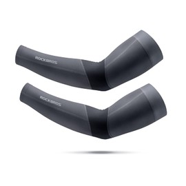 ROCKBROS Arm Cover, Cold Feeling, UPF 50+ UV Protection, Sun Protection, Arm Cover, Sweat Absorbent, Quick Drying, Anti-Slip, Sports, Running, Cycling, Baseball, Golf, Fishing, Hiking, Men's, Women's,