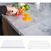 Clear Cutting Board for Kitchen with Lip with Non Slip