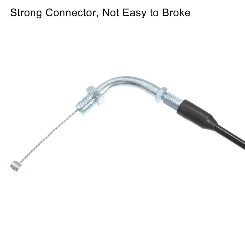 QUARKZMAN Throttle Cable Curved Connector for 50cc-110cc Motorcycle Scooter Black