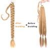 BOBIYA Long Braided Ponytail Extension 30 Inch Pre stretched Braiding