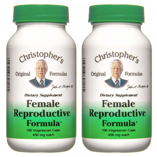 Dr Christopher's Female Reproductive Capsule 100 Ct. (Pack of 2)