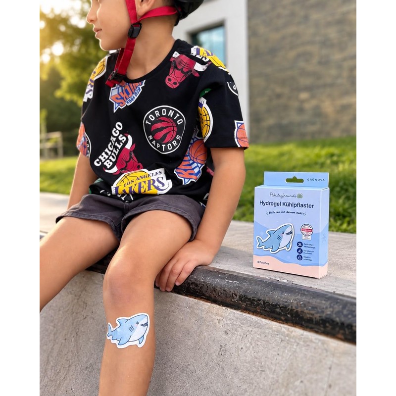 Hydrogel Cooling Plasters for Children from 2 Years, Instant Cooling