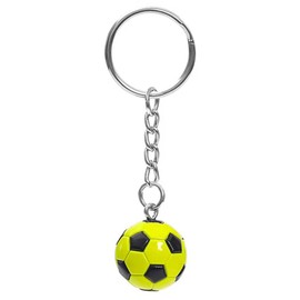 Fuerxy Simulation Mini Ball keychain, Sport Ball Theme Key Chains for Backpack Charm Keychains Accessories Ball Gifts for Men Fans(Colored Soccer)