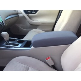 Auto Console Covers- Fits The Nissan Altima 2013-2018 Center Console Armrest Cover Waterproof Neoprene Fabric -Gray