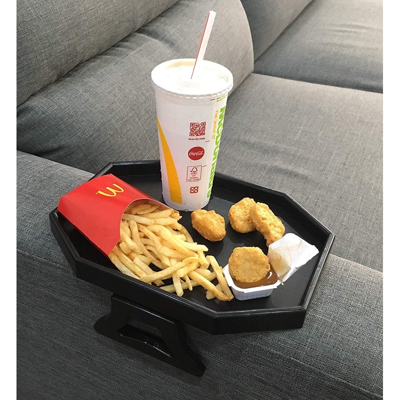 NHD Sofa Armrest Clip Table – No-Slip Couch Tray for