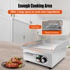 ExGizmo 14" Commercial Electric Griddle,Electric Countertop Flat Top Griddle,110V 1500W