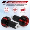 Tongze 7/8" 22mm Motorcycle Handlebar Ends: Handle Bar Ends Grips