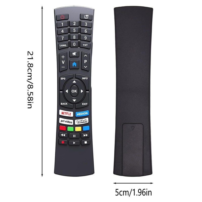 FOXRMT Replacement Bush TV Remote Control for Bush Smart TV