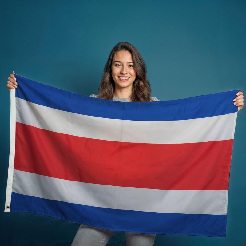 PHENO FLAGS Costa Rica Flag 90 x 150 cm -