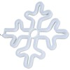 70in Neon Sign Romantic Christmas Snowflake Battery USB Powered LED