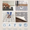 Highland Home Neutral Textile Deco-Floormat, Decorative Mat, Designer Rug, Waterproof,