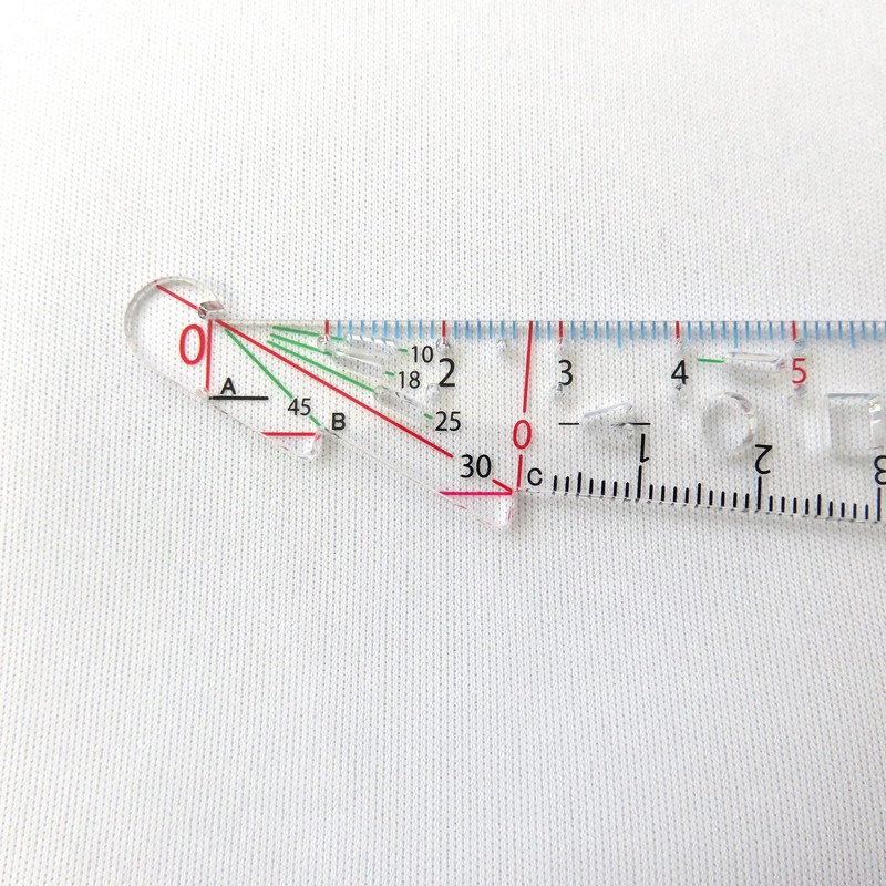 Dorapas UHOLABO Best Ruler 42-550 Multifunctional Ruler