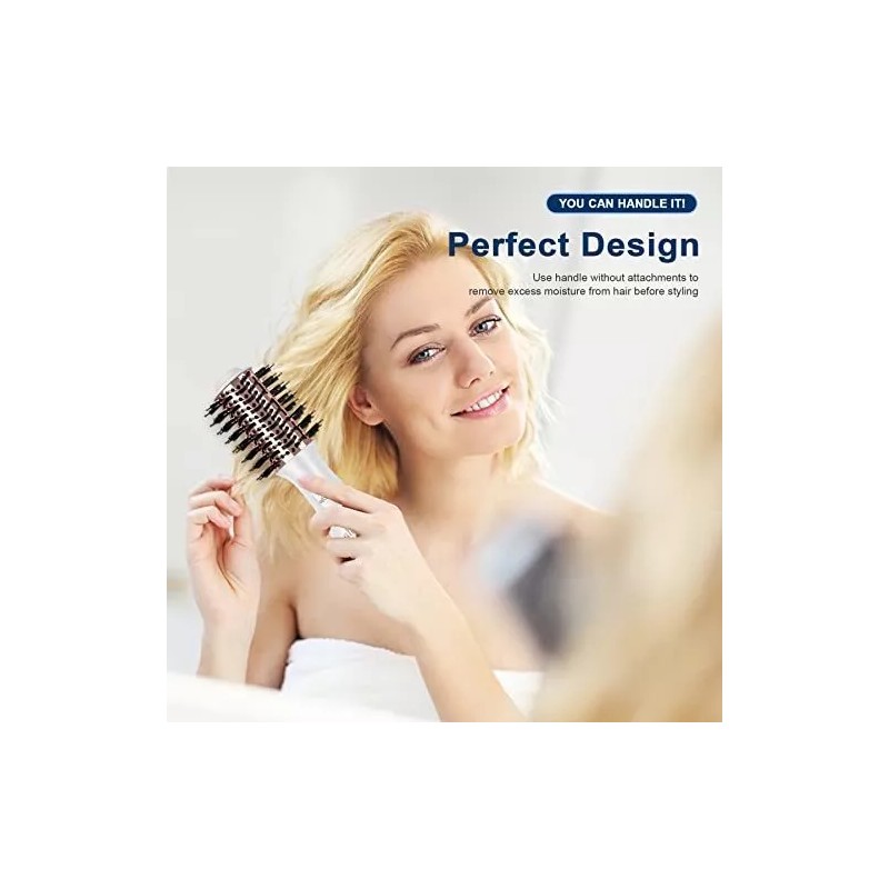 Hair Trends Cepillo Secador De Pelo Hair Trends Multifuncional -blanco