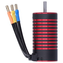 Waterproof RC 3670 1700KV 4 Poles Brushless Motor for 1/8 1/10 RC Racing OffRoad Car