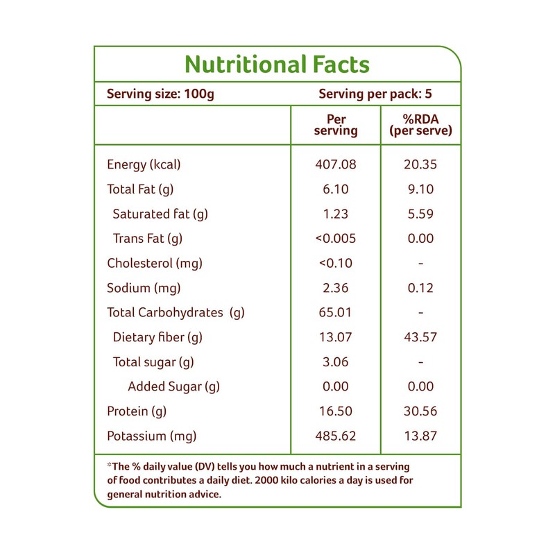 Organic Tattva Amaranth Grain Rajgira Seeds 500g USDA Organic Certified