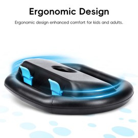 Baomaeyea Lenkräder für Nintndos Switch 2 Joy Cons & OLED,Switch2 Racing Wheels für Mario Kart 8 Deluxe und weitere Spiele,2-Pack Racing Wheel Controller Zubehör,Portable Operation