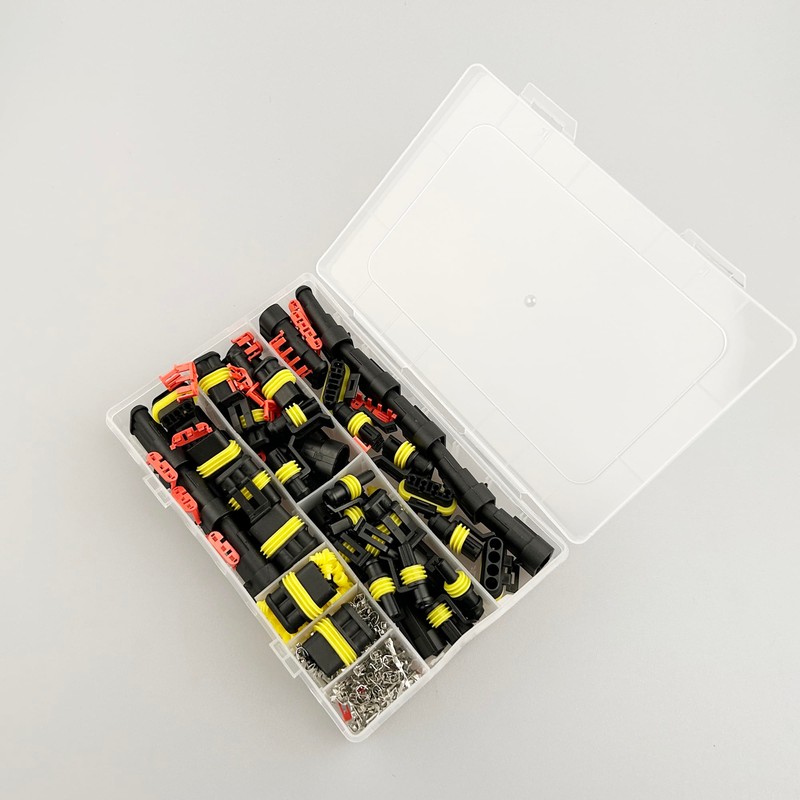 Waterproof Automotive Electrical Wire Connectors,352Pcs 26 Sets Male and Female