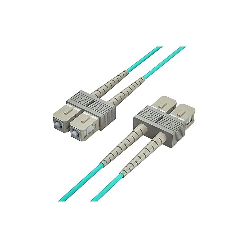 10Gtek OM3 Multimode Duplex SC/SC 10Gb/Gigabit Fiber Optic Cable 50/125μm