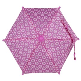 AMEBAE Phone Umbrella for Sun with Suction Cup Stand, Sun Shield with Suction Cup Mount Phone Holder Anti-Refection Block Glare, Creative Outdoor Cell Phone Holder Sun Shade (Pink)