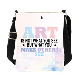 ENSIANTH Art Crossbody Bag for Artists Gifts Art Lovers Gifts Art Crossbody Purse with Adjustable Shoulder Strap Bucket Bag (24925 Art Crossbody)