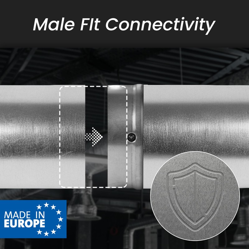 Draft Blocker 6'' Inch - Backdraft Damper - Draft Stopper