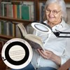 Magnifying Glass with Light and Stand, 3 Color Mode &