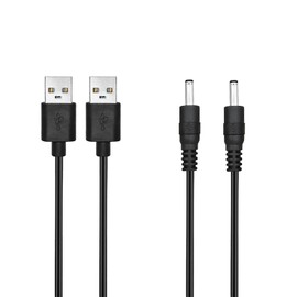 AZJCKEW 2-Pack USB Charger Cable Compatible with NuFace Mini Facial Device Fairywill FW-917 Electric Toothbrush DNSLY Brush Caytraill Face Brush, 5FT Fast Charging Cord for Oral Care Devices – Black