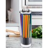 Straw Holder Dispenser for Counter - Clear Glass Drinking Straw