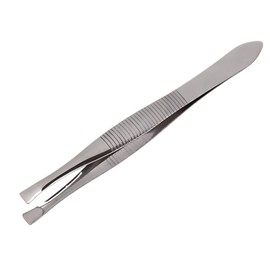 Stainless Steel Tweezers, Straight Eyebrow Plucking Tweezers, Professional Tweezers for Plucking and Hair Removal, Film and Body, Eyebrow Tweezers