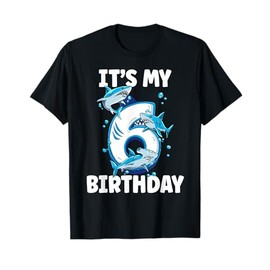 Shark 6th Birthday T-Shirt