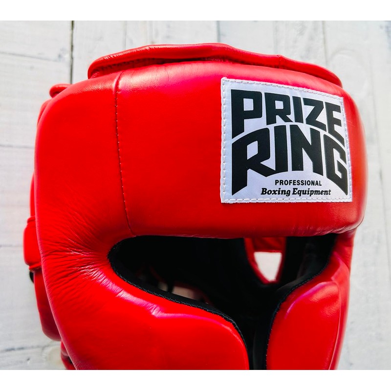 PRIZE RING "Professional SS" Lightweight Headgear, Red (L)