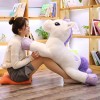 Jextech Peluche Unicornio Rosa Morado 110 Cm Jumbo Gigante Grande