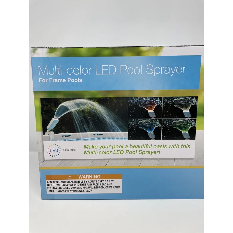 Intex MultiColor LED Pool Sprayer for Above Ground Swimming Pools