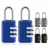 2 Pack Combination Padlock 3 Digits Keyless Coded Locks Resettable
