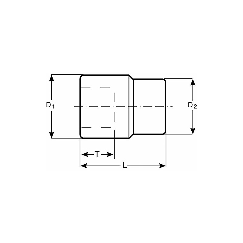 Bahco A7400DZ-17/32 Thin-Walled 3/8-Inch Bi-Hex Standard Length Socket, Silver, 17/32-Inch