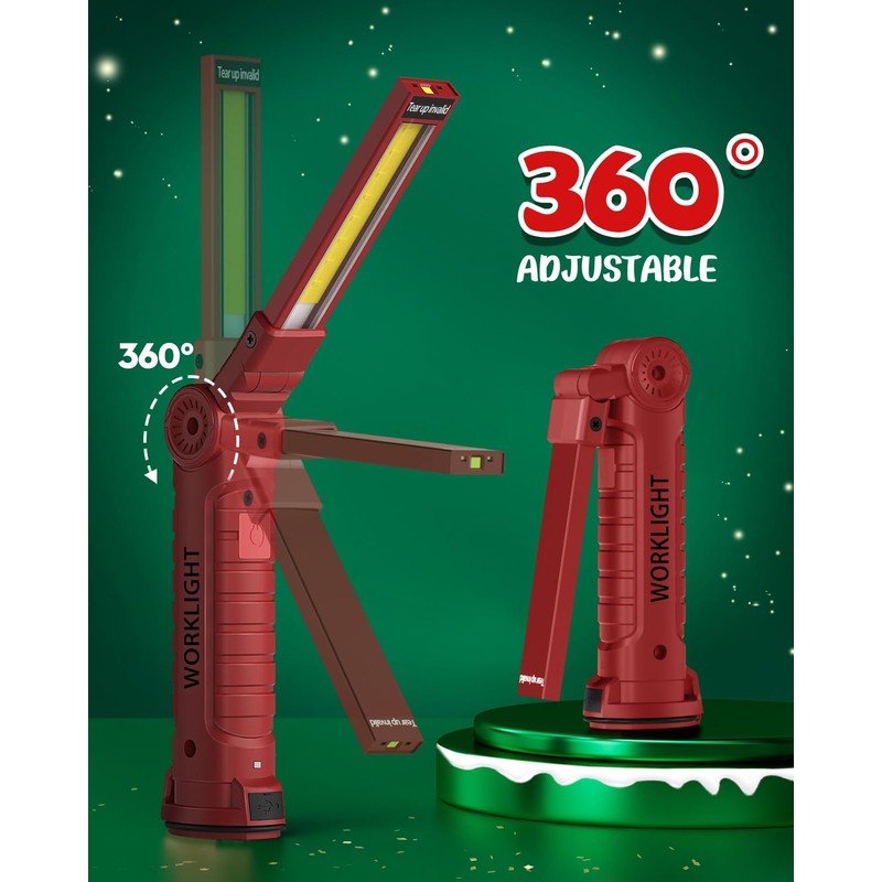 Coquimbo Tool for Men,Electric LED Work Light Grill Light Flashlight