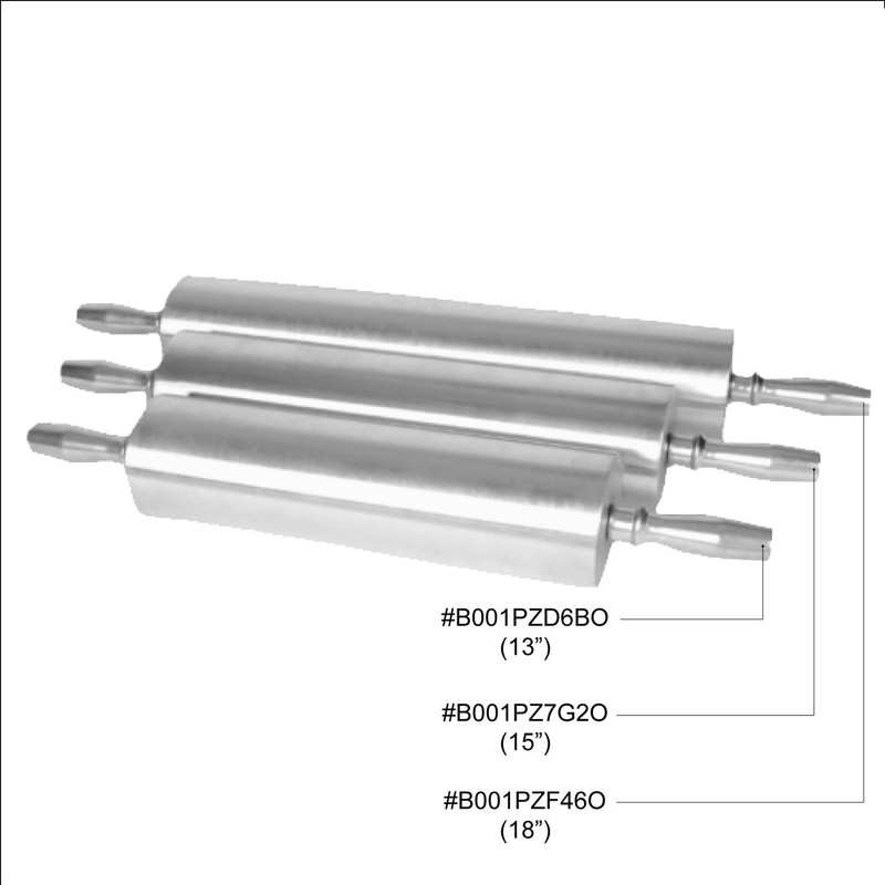 Thunder Group 15 Inch Aluminum Rolling Pin