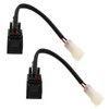 1Pair Front Windshield Washer Nozzle Heated 6E0955986B Durable Anti Crack