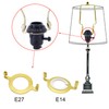 ECUDIS 2 Pcs Uno Lamp Harp Saddle Adapter Converter for