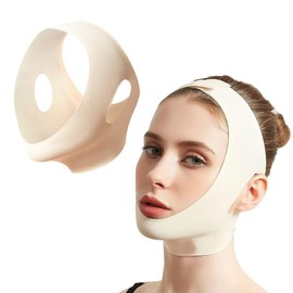 1 x Reusable Chin Strap, V-shaped Chin Face Tightening Band, Face Masks, Reusable V-Line Mask, for Double Chin and Saggy Face Skin